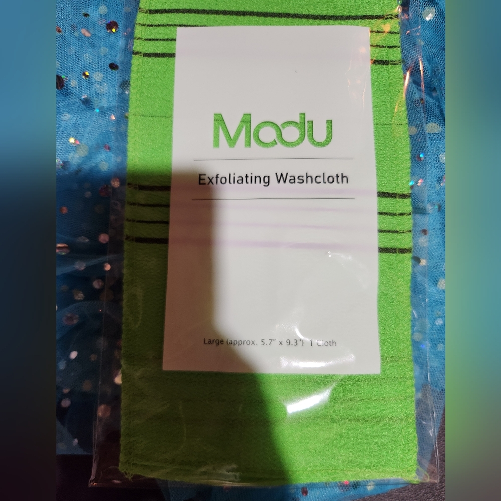 Brand new exfoliating washcloth